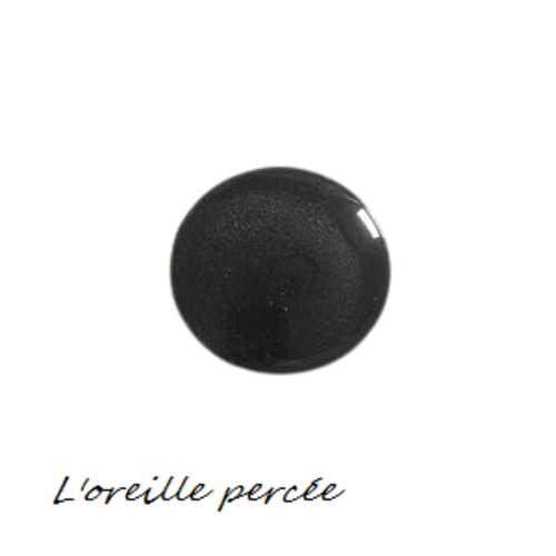 Magnet motif paillette noir bleuté