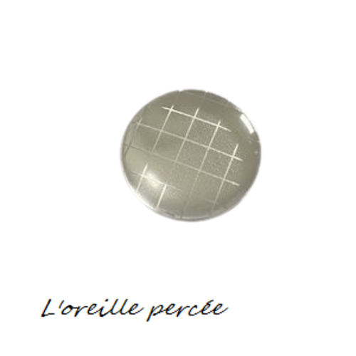 Magnet argent à motif