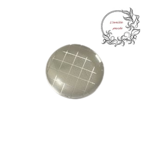 Magnet argent à motif