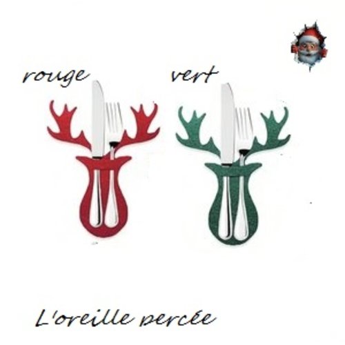 Porte couverts tête de cerf en feutre