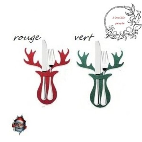 Porte couverts tête de cerf en feutre