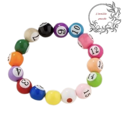 Bracelet boule de billard
