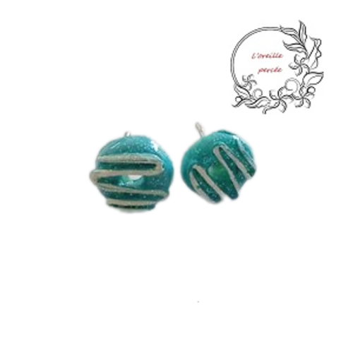 Puce oreille mini donut à la menthe glaciale