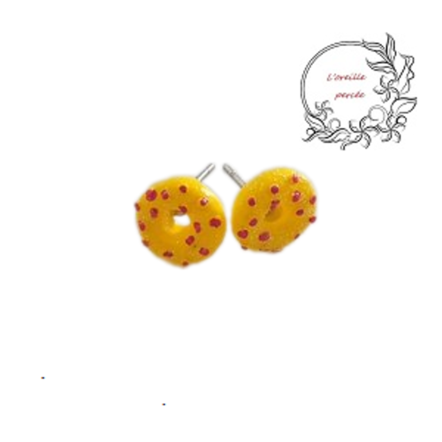 Puce oreille mini donut au citron