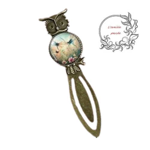 Marque page libellules