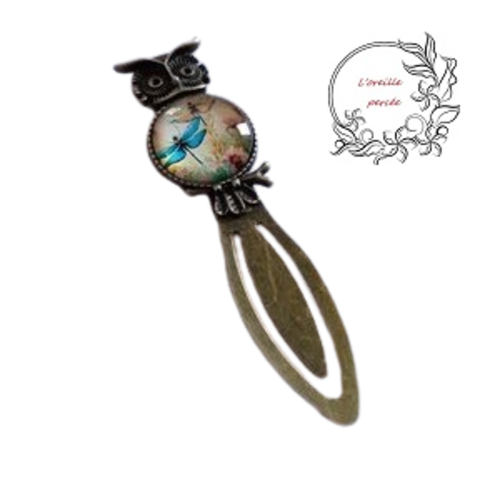 Marque page libellules