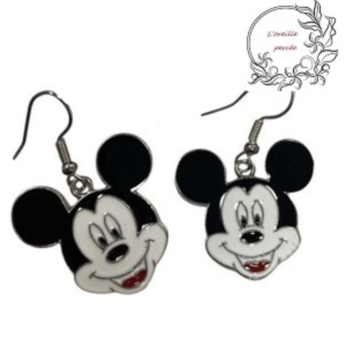 Boucle d'oreille mickey disney