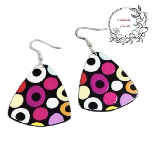 Boucle d'oreille psychadèlique