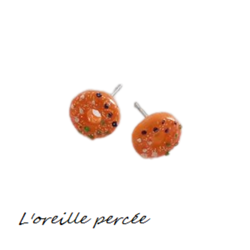 Puce oreille mini donut à l'orange