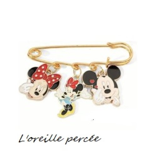 Broche épingle duo minnie et mickey
