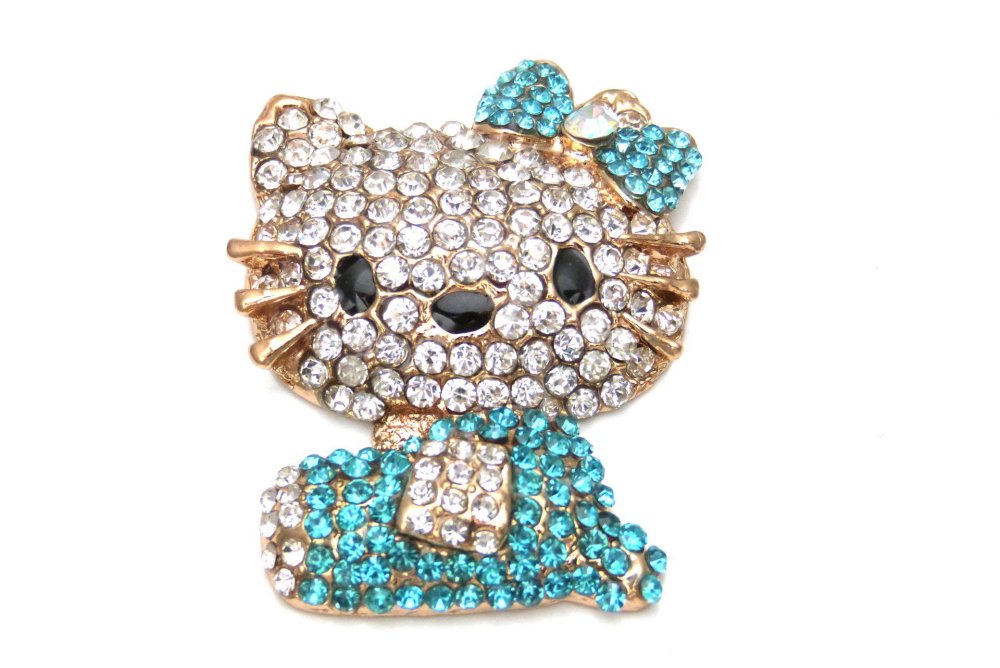 50 Hello Kitty Mixte Perles intercalaires-Argent ou couleur