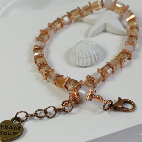 Bracelet "douceur cuivrée"