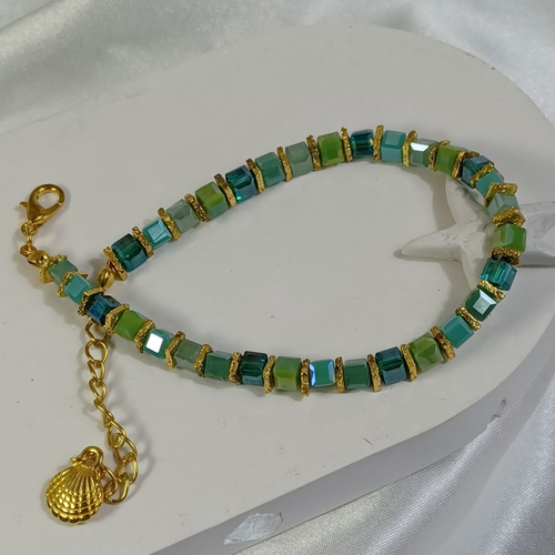 Bracelet "douceur émeraude"