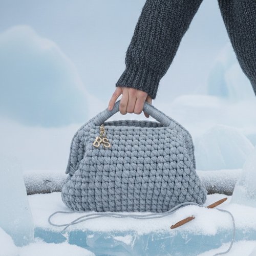 Sac crocheté à la main - pièce unique et artisanale - cadeau élégant