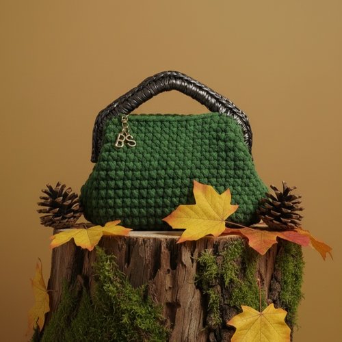 Sac crocheté à la main - pièce unique et artisanale - cadeau élégant