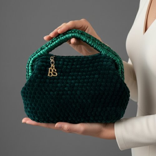 Sac crocheté à la main - pièce unique et artisanale - cadeau élégant