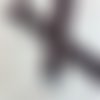 Fermeture marron à glissiere ykk argentée , double curseurs cheval séparable , longueur sur mesure maxi 85 cm