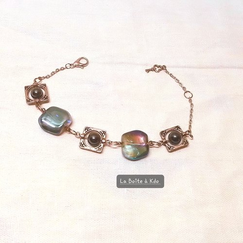 Bracelet femme - perles de verre tchèque