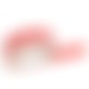 Washi tape à rayure - rose et rouge - x 8 m