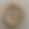 Boucle de ceinture ronde coloris doré passage de 4,9 cm