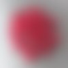 20 boutons ronds 18 mm plastique rouge magenta