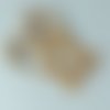 2 fermetures à glissière invisible 35 cm coloris moutarde