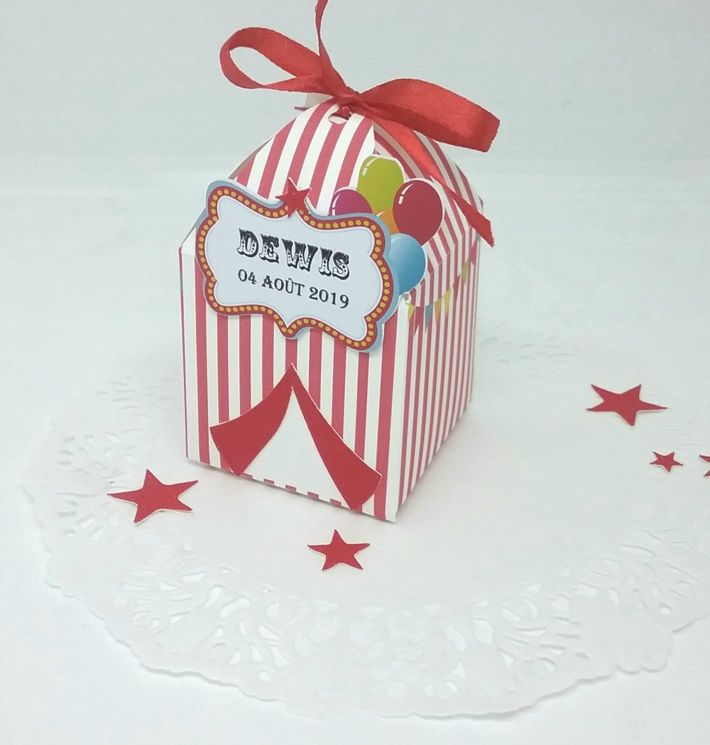 Coffret cadeau personnalisé pour enfants MARIAGE SIMPLE Boîtes de fête de  remerciement Kraft Sac cadeau de fête avec nœud -  France