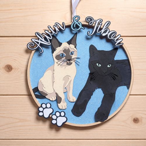 Tableau de votre chien ou chat (entre autres) personnalisé