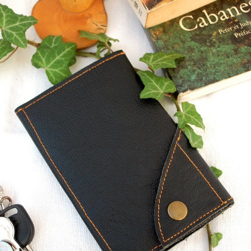 Etui pour téléphone et porte-cartes en cuir