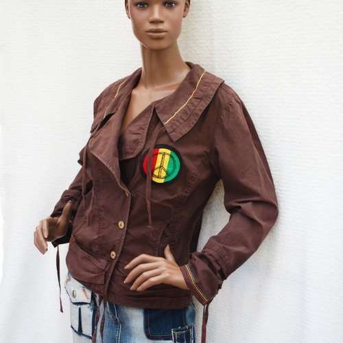 Ankh - veste femme customisée