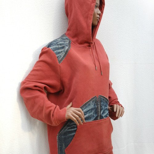 Man in the street - sweat coton et denim pour homme