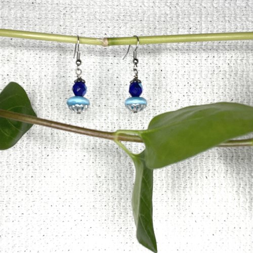Azur - boucles d'oreilles