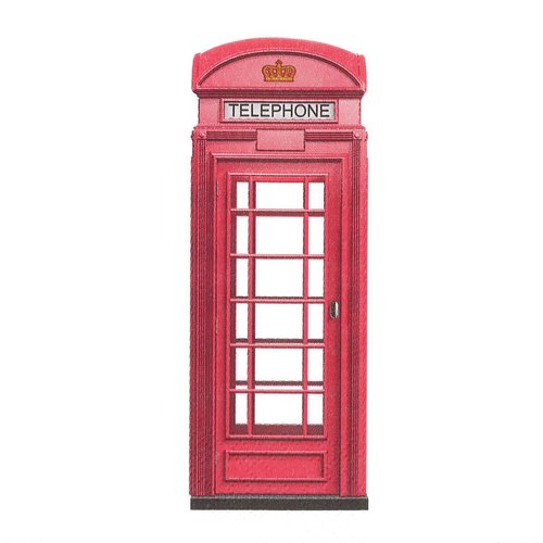 Serviette papier london cabine téléphonique