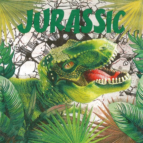 Serviette papier jurassic park dinosaure