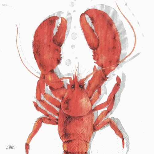 Serviette papier monsieur le homard