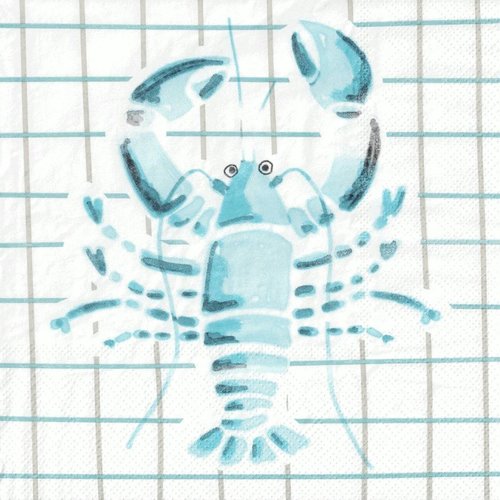 Serviette papier homard