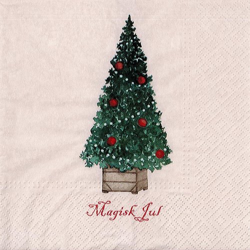 Serviette papier sapin de noel