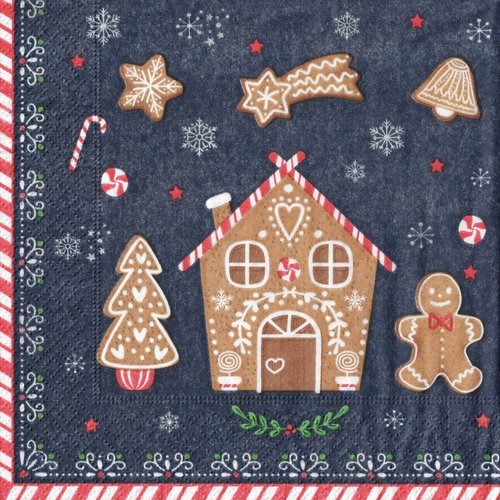 Serviette papier la maison pain d'épices
