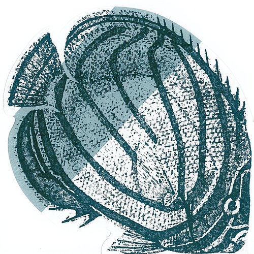 Serviette papier grand poisson bleu