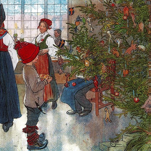 Serviette papier veillée de noel