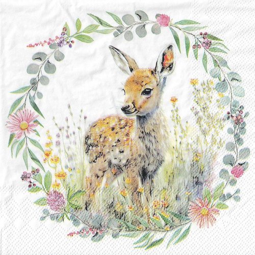 Serviette papier petit faon