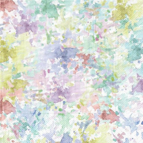 Serviette papier myriade fleur liberty pastel