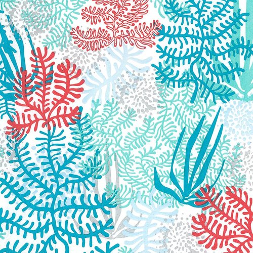 Serviette papier tapis de coraux