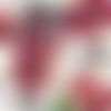 Serviette papier rose lumineuse et papillon