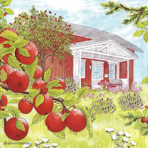 Serviette papier maison en suède