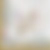 Serviette papier love bordure petites fleurs