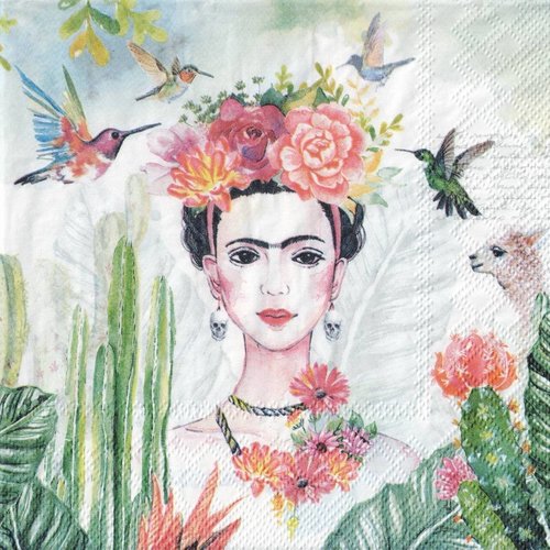 Serviette papier frida kahlo