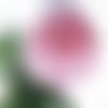 Serviette portrait fleur de pivoine