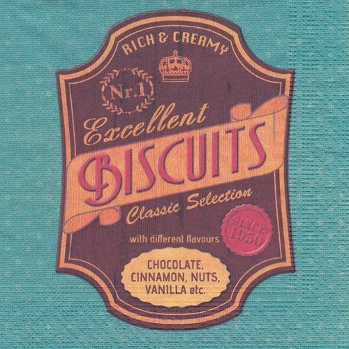 Serviette excellent biscuits rich & creamy chocolate 