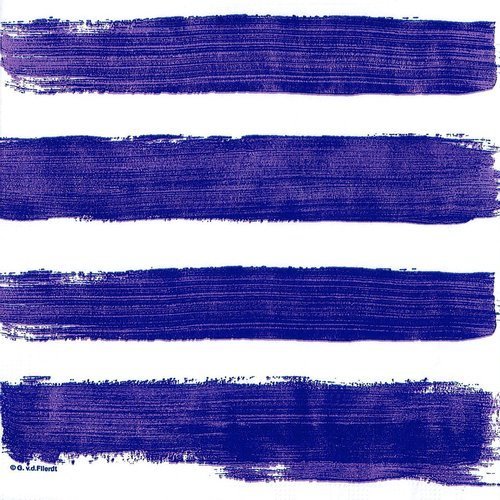 Serviette tableau abstrait rayure violette purple 